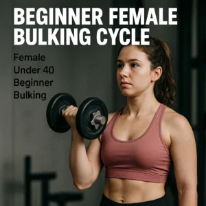 beginner female bulking cycle